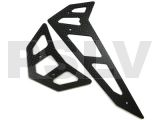 FUP-193 - Fusuno Black G10 Fiberglass Horiz/Vert Fins T-REX 700